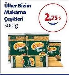 Ülker Bizim Makarna Çeşitleri 500 g image