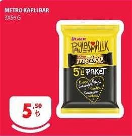 Ülker Metro Kaplı Bar 3x56 G image