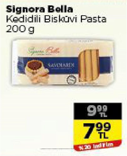 Signora Bella Kedidili Bisküvi Pasta 200 g image