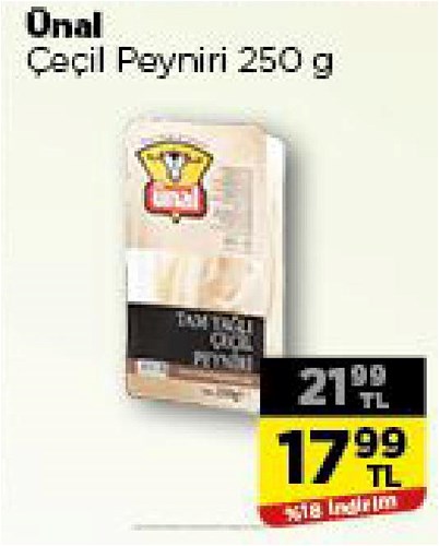 Ünal Çeçil Peyniri 250 g image