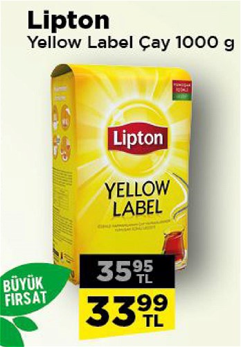 Lipton Yellow Label Çay 1000 g image