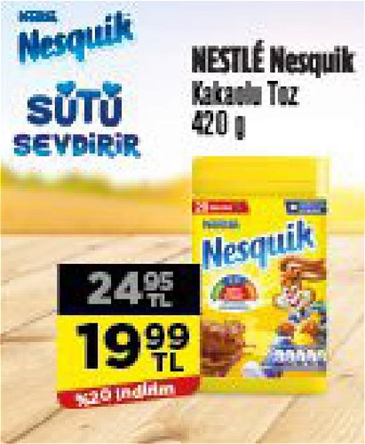 Nestle Nesquik Kakaolu Toz 420 g image