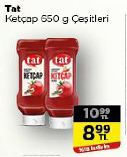 Tat Ketçap 650 g Çeşitleri image