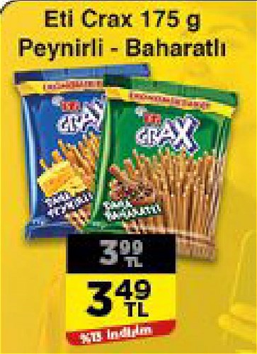 Eti Crax 175 g Peynirli-Baharatlı image