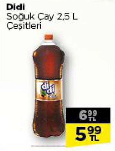 Didi Soğuk Çay 2,5 L Çeşitleri image