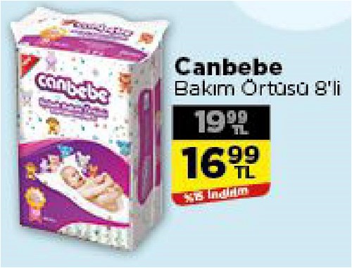 Canbebe Bakım Örtüsü 8'li image