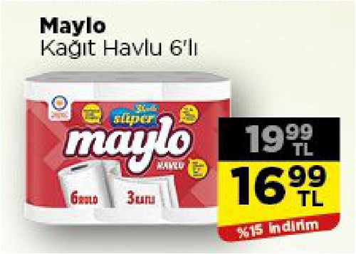 Maylo Kağıt Havlu 6'lı image