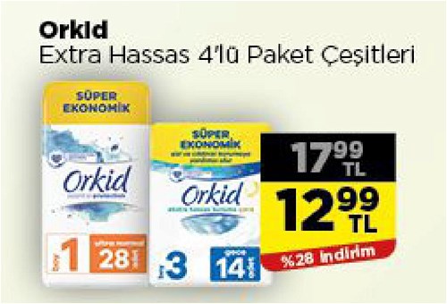 Orkid Extra Hassas 4'lü Paket Çeşitleri image