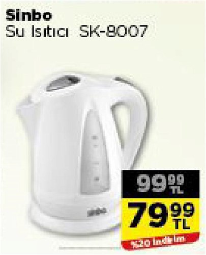 Sinbo Su Isıtıcı SK-8007 image