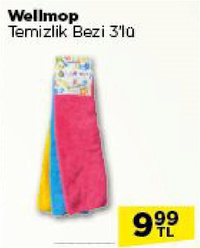 Wellmop Temizlik Bezi 3'lü image