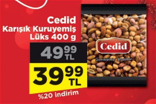 Cedid Karışık Kuruyemiş Lüks 400 g image