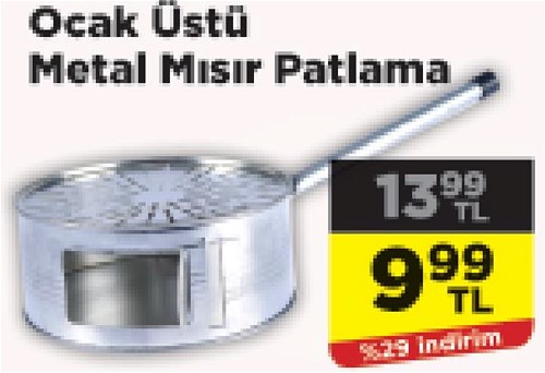 Ocak Üstü Metal Mısır Patlatma image