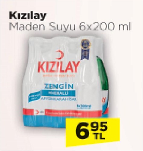 Kızılay Maden Suyu 6x200 ml image