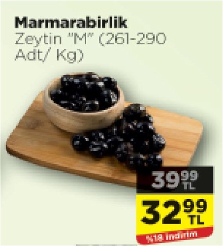 Marmarabirlik Zeytin "M" (261-290 Adt/Kg) image