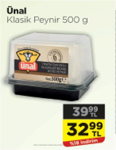 Ünal Klasik Peynir 500 g image