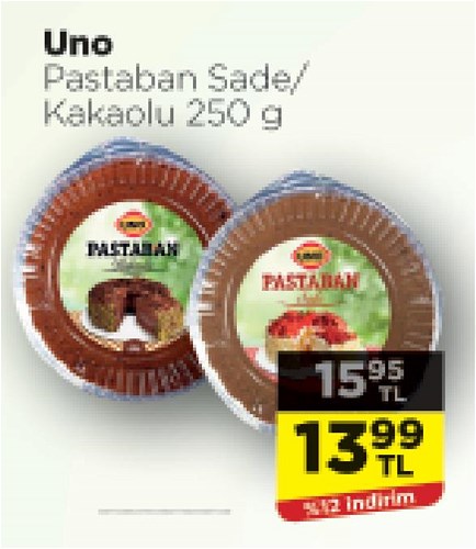 Uno Pastaban Sade/Kakaolu 250 g image