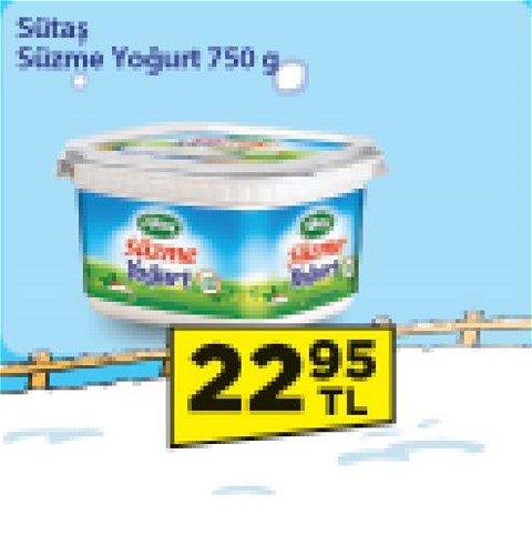 Sütaş Süzme Yoğurt 750 g image