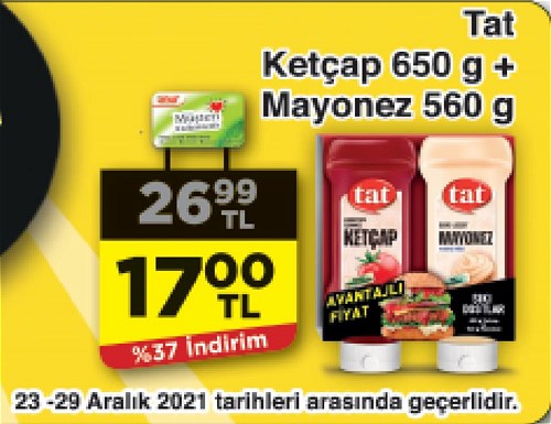 Tat Ketçap 650 g+Mayonez 560 g image