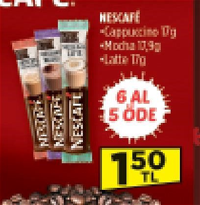 Nescafe Cappuccino 17 g/Mocha 17,9 g/Latte 17 g image