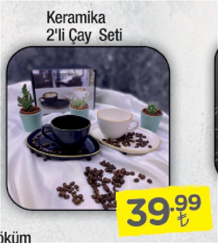 Keramika 2'li Çay Seti image