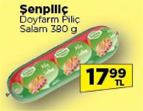 Şenpiliç Doyfarm Piliç Salam 380 g image