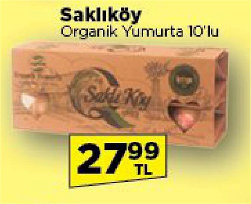 Saklıköy Organik Yumurta 10'lu image
