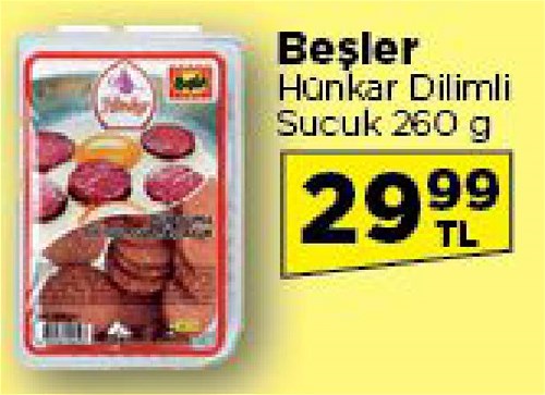 Beşler Hünkar Dilimli Sucuk 260 g image