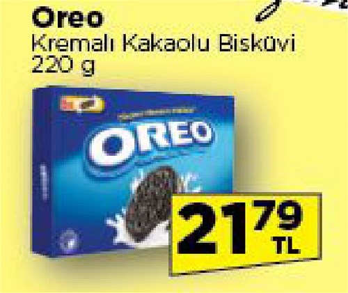 Oreo Kremalı Kakaolu Bisküvi 220 g image
