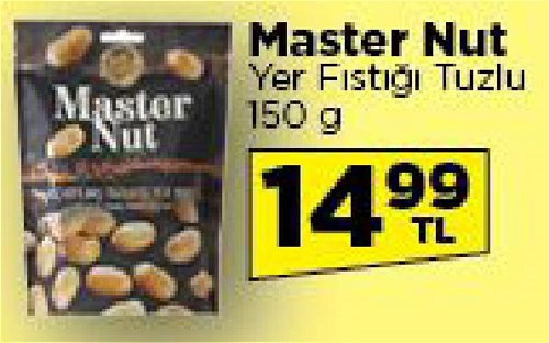 Master Nut Yer Fıstığı Tuzlu 150 g image