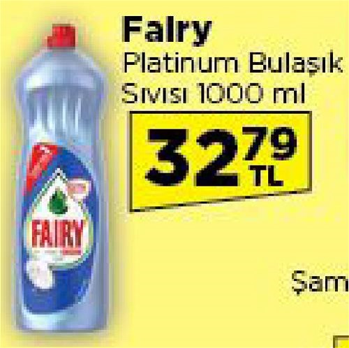 Fairy Platinum Bulaşık Sıvısı 1000 ml image