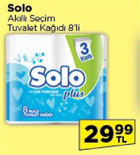 Solo Akıllı Seçim Tuvalet Kağıdı 8'li image
