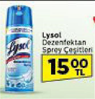 Lysol Dezenfektan Sprey Çeşitleri image