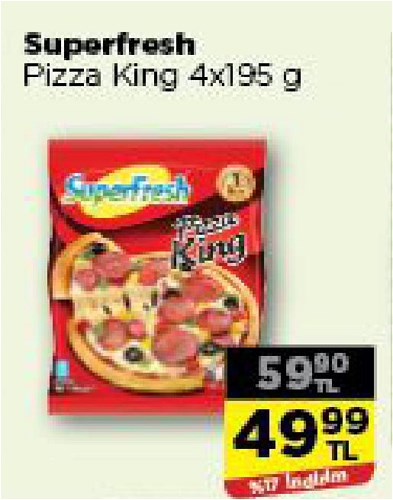 Superfresh Pizza King 4x195 g image