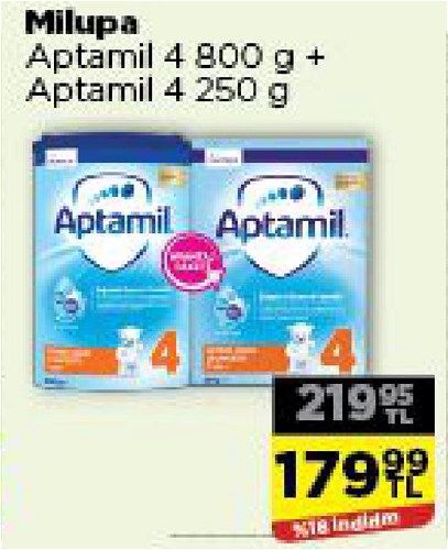 Milupa Aptamil 4 800 g + Aptamil 4 250 g image