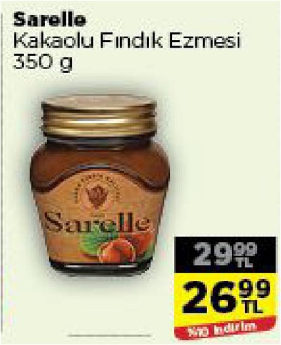 Sarelle Kakaolu Fındık Ezmesi 350 g image