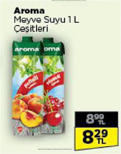 Aroma Meyve Suyu 1 L Çeşitleri image