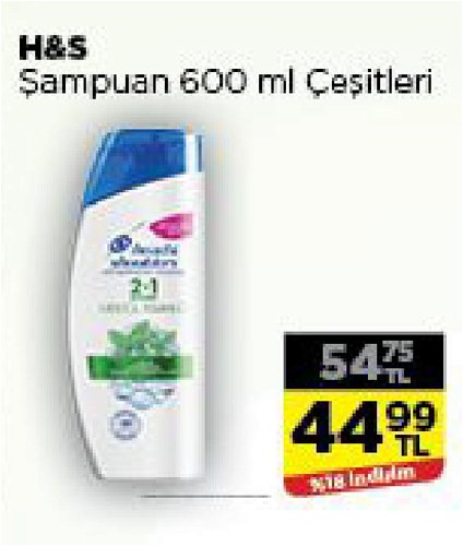 H&S Şampuan 600 ml Çeşitleri image