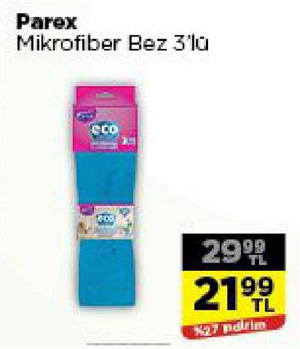 Parex Mikrofiber Bez 3'lü image