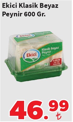 Ekici Klasik Beyaz Peynir 600 Gr image