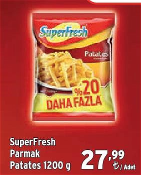 SuperFresh Parmak Patates 1200 g image