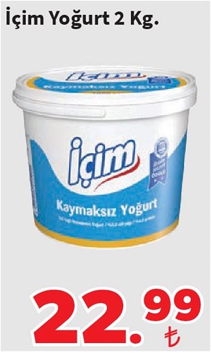 İçim Yoğurt 2 Kg image