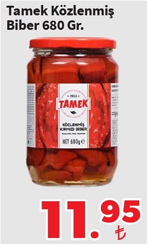 Tamek Közlenmiş Biber 680 Gr image