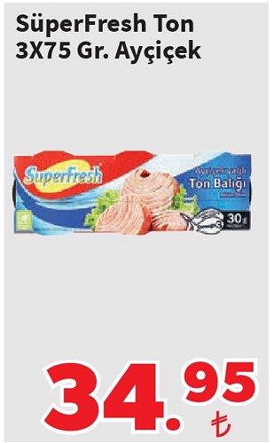 SüperFresh Ton 3x75 Gr Ayçiçek image