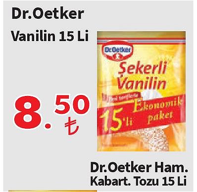 Dr. Oetker Vanilin 15'li image