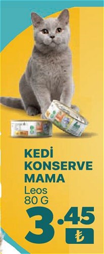 Leos Kedi Konserve Mama 80 G image