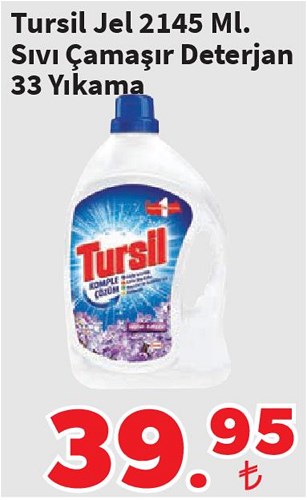 Tursil Jel 2145 Ml Sıvı Çamaşır Deterjan 33 Yıkama image