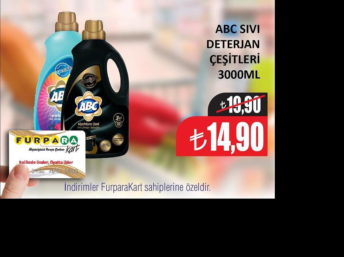 ABC Sıvı Deterjan Çeşitleri 3000ml image