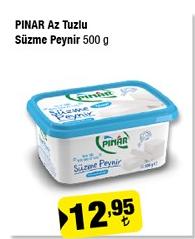 Pınar Az Tuzlu Süzme Peynir 500 G image