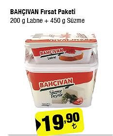 Bahçıvan Fırsat Paketi 200 g Labne+450 g Süzme image