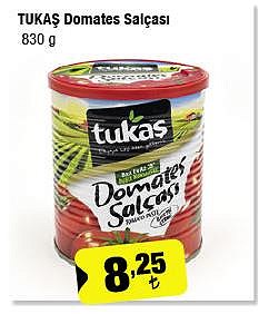 Tukaş Domates Salçası 830 g image